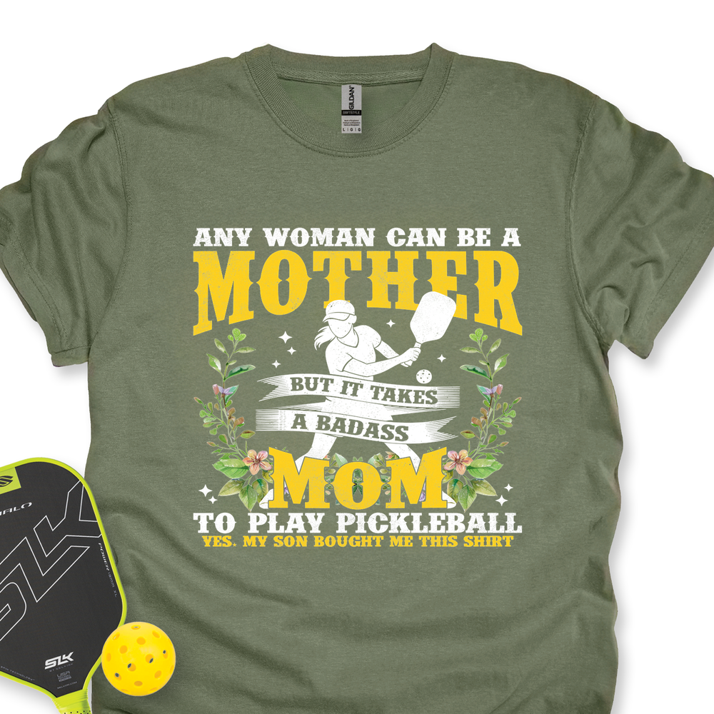 Any Woman Can Be A Mother, Mom To Play Pickleball  V2 Unisex T-Shirt - Picklechillz