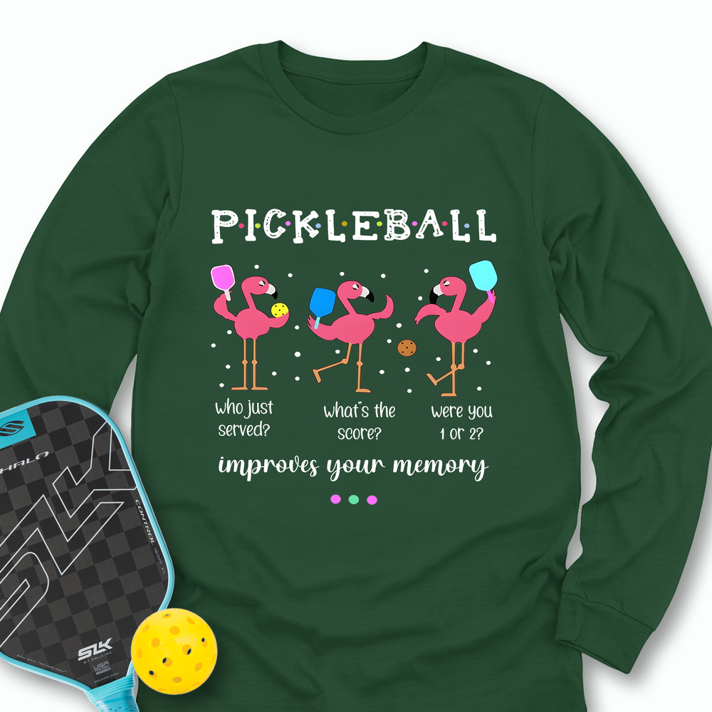 Pickleball Who Just Served? What's The Score? Long Sleeve - Picklechillz
