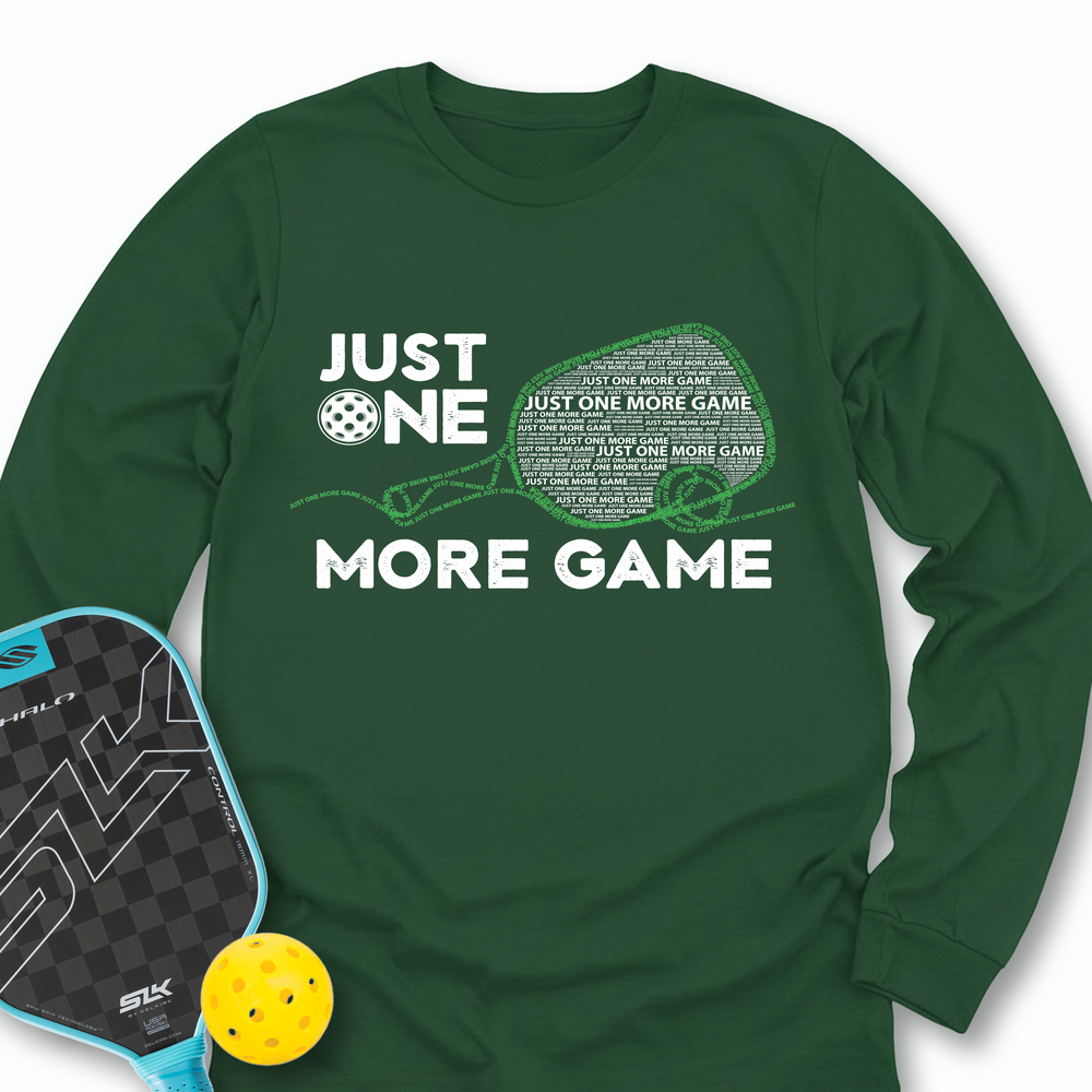 Just One More Game Quotes v1 Long Sleeve - Picklechillz