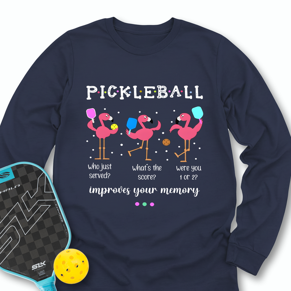 Pickleball Who Just Served? What's The Score? Long Sleeve - Picklechillz