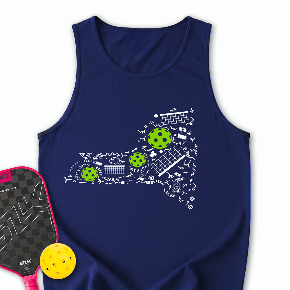New York Pickleball Map Tank Top - Picklechillz