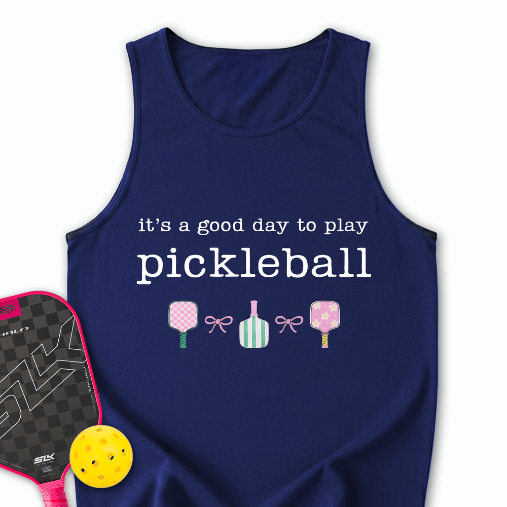 It's a good day to play Pickleball Tank Top - Picklechillz