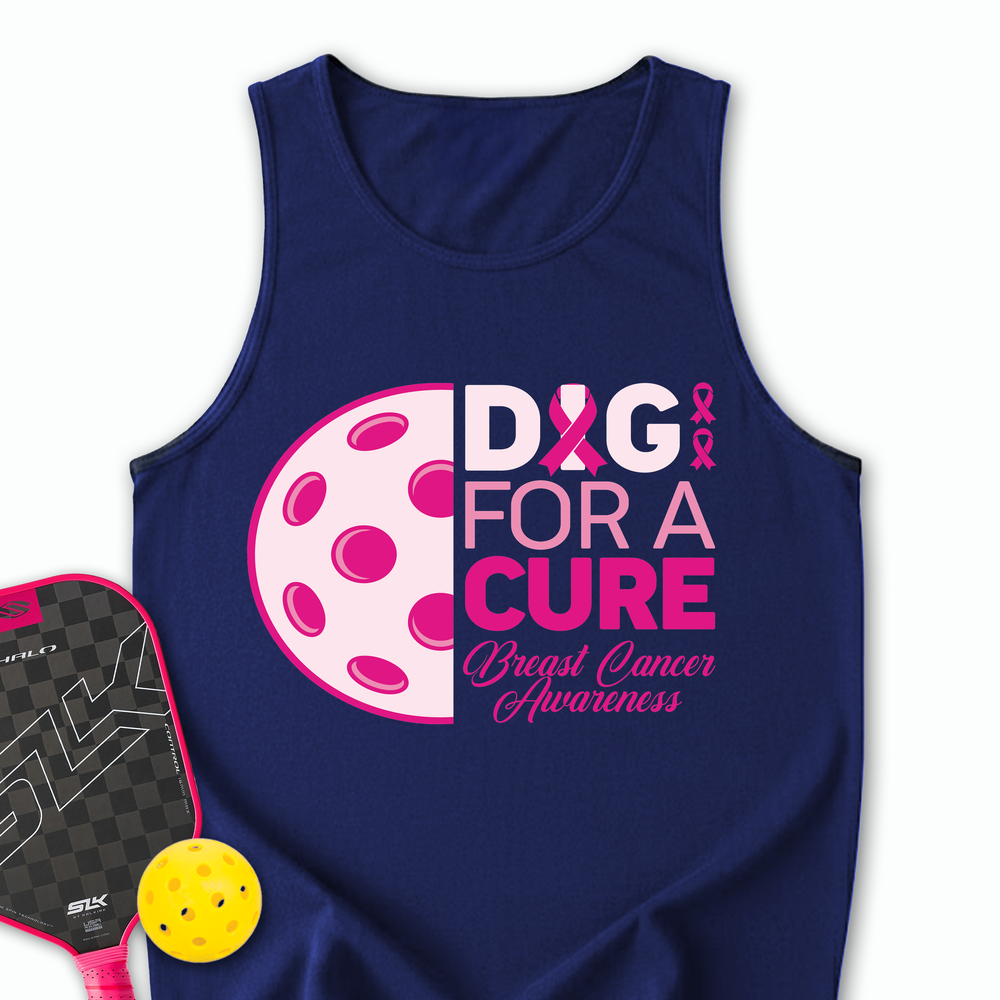 Dig For A Cure Tank Top - Picklechillz