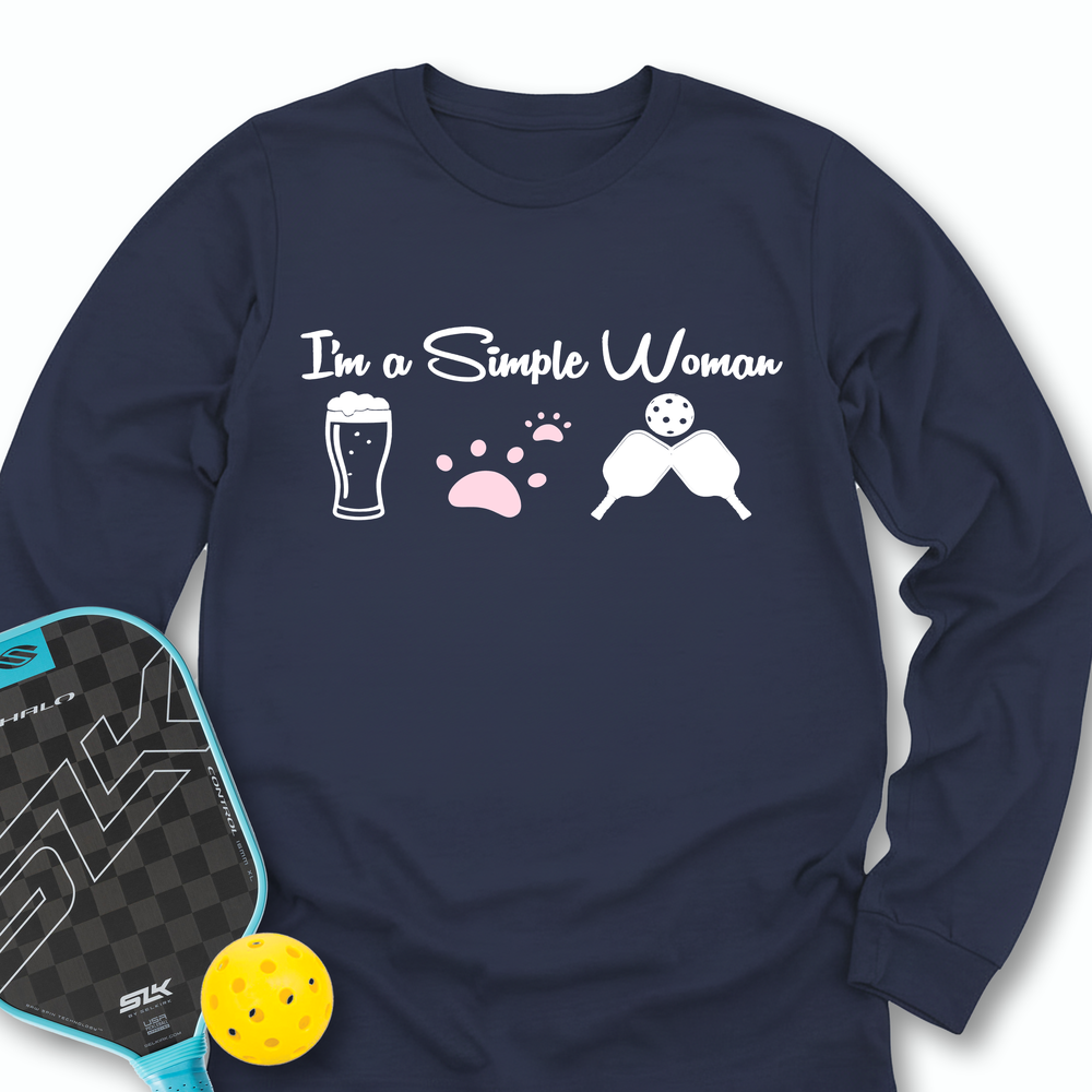 Cat Beer Pickleball Long Sleeve - Picklechillz