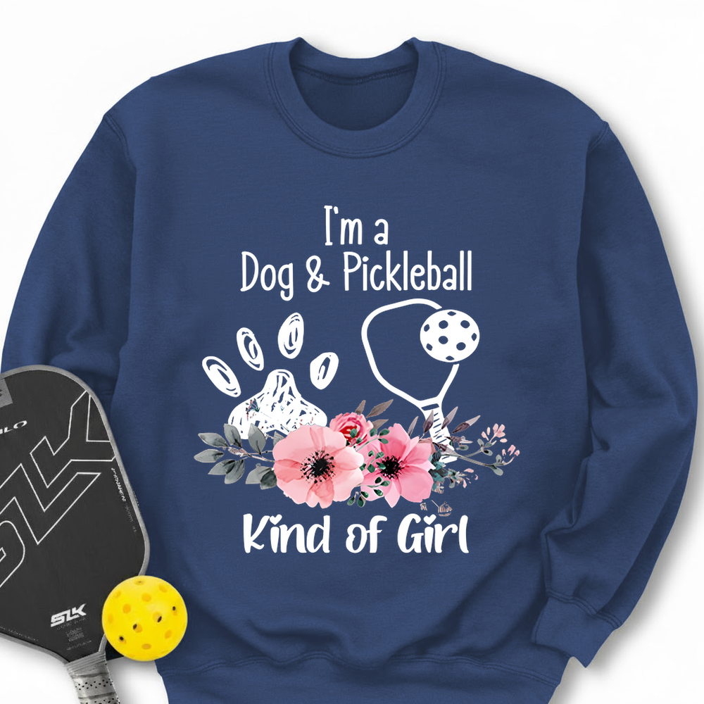 Dog Lover Pickleball Player Sweatshirt - Picklechillz