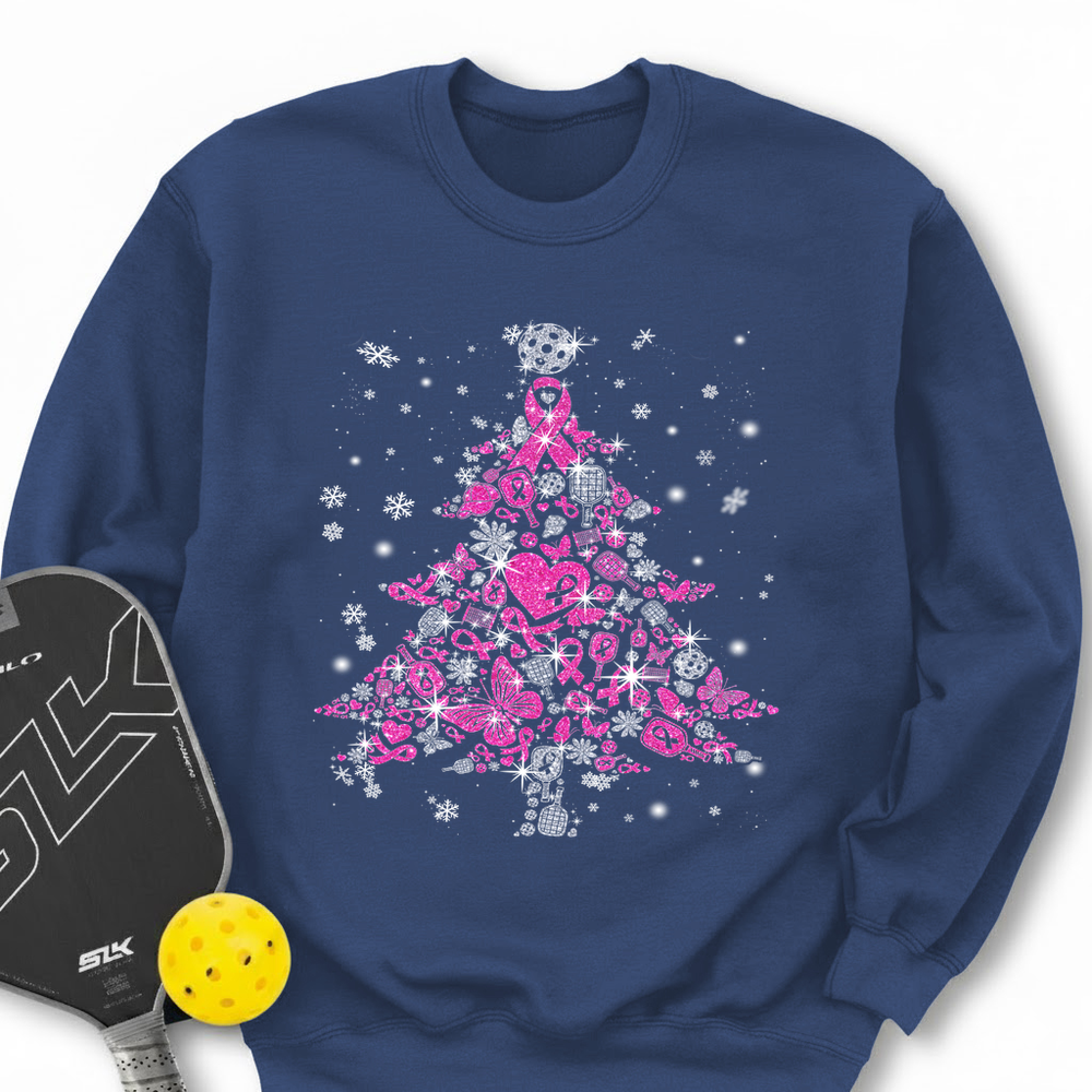 Pickleball Breast Cancer Awareness Sweatshirt - Picklechillz