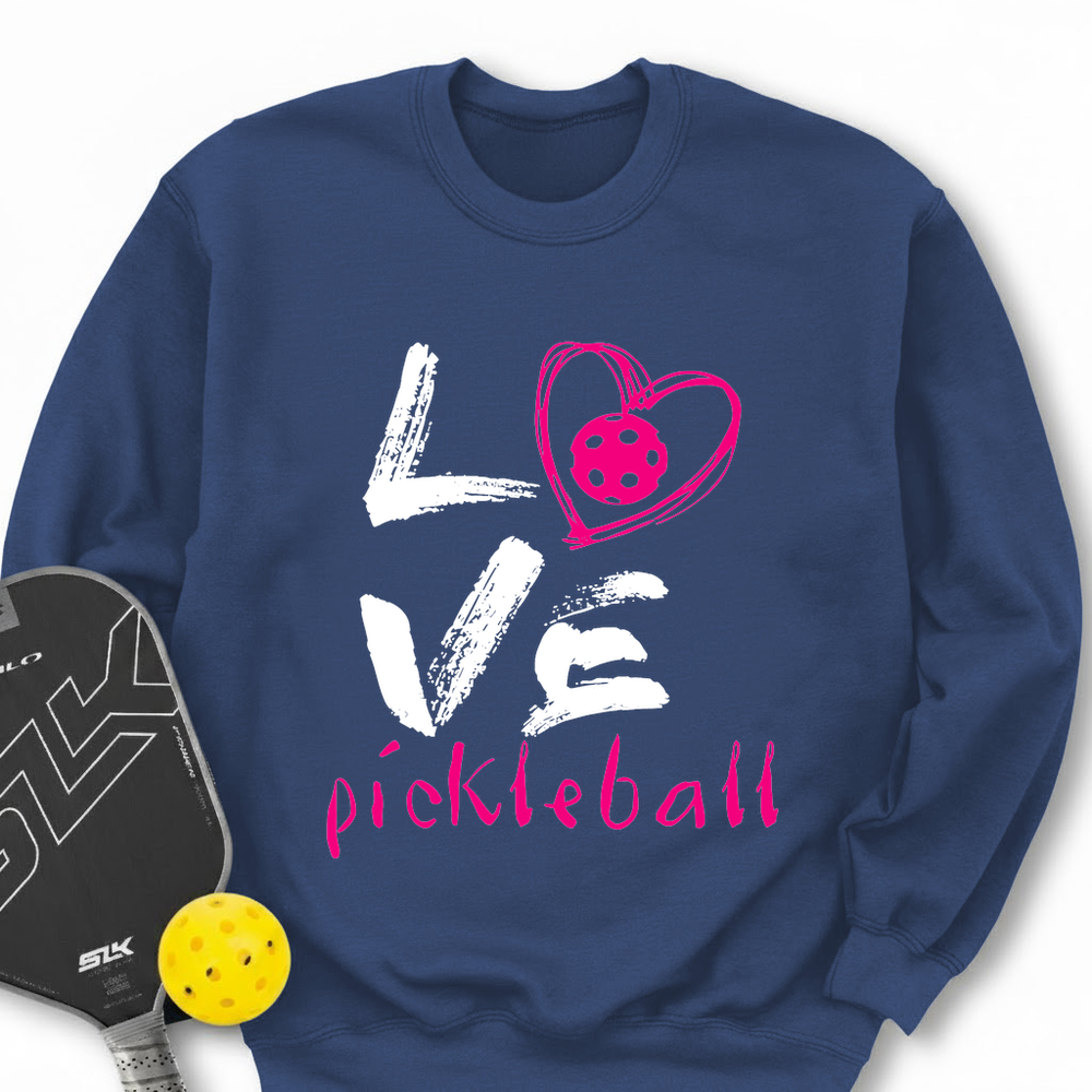 I Love Pickleball Sweatshirt - Picklechillz