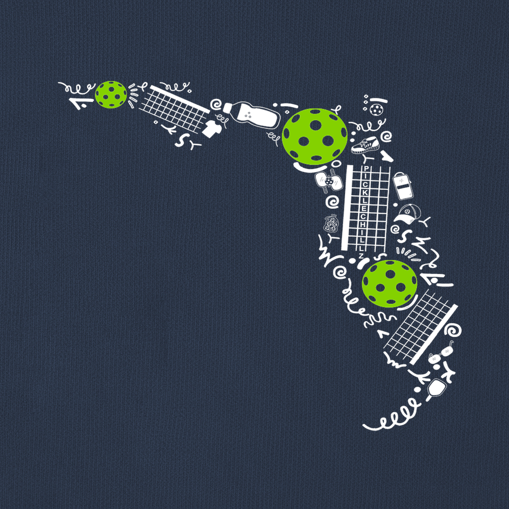 Florida Pickleball Map Sweatshirt - Picklechillz