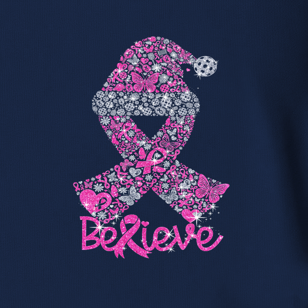 Pickleball Ribbon Believe Unisex T-Shirt - Picklechillz