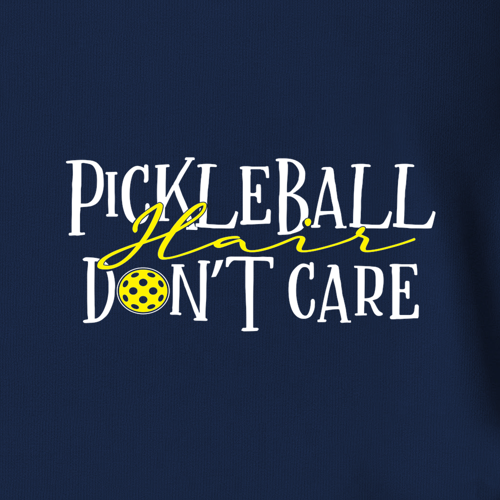 Pickleball Hair, Don’t Care v1 Unisex T-Shirt - Picklechillz