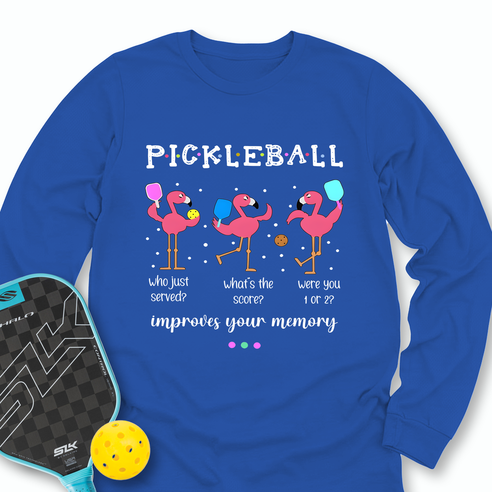 Pickleball Who Just Served? What's The Score? Long Sleeve - Picklechillz