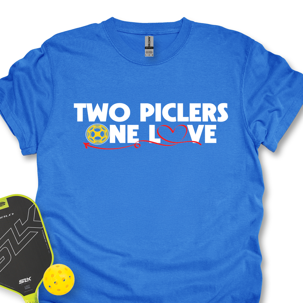 Two Picklers, One Love for Her Unisex T-Shirt - Picklechillz