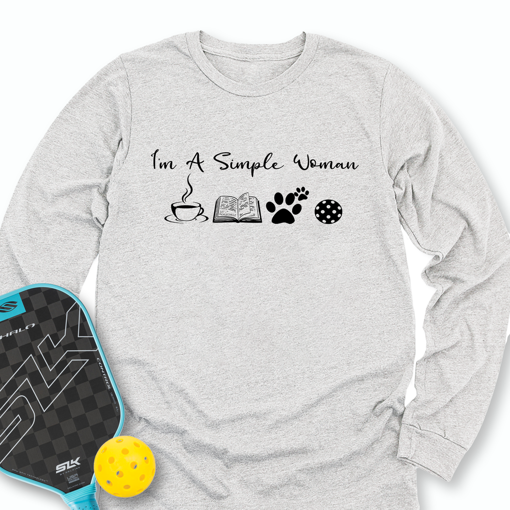 Pickleball Woman Long Sleeve - Picklechillz