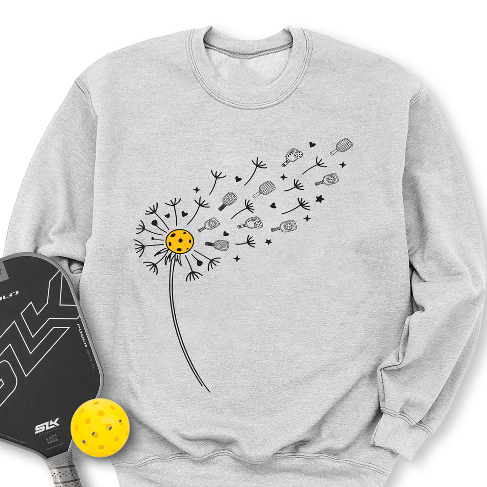 Pickleball Dandelion Sweatshirt - Picklechillz