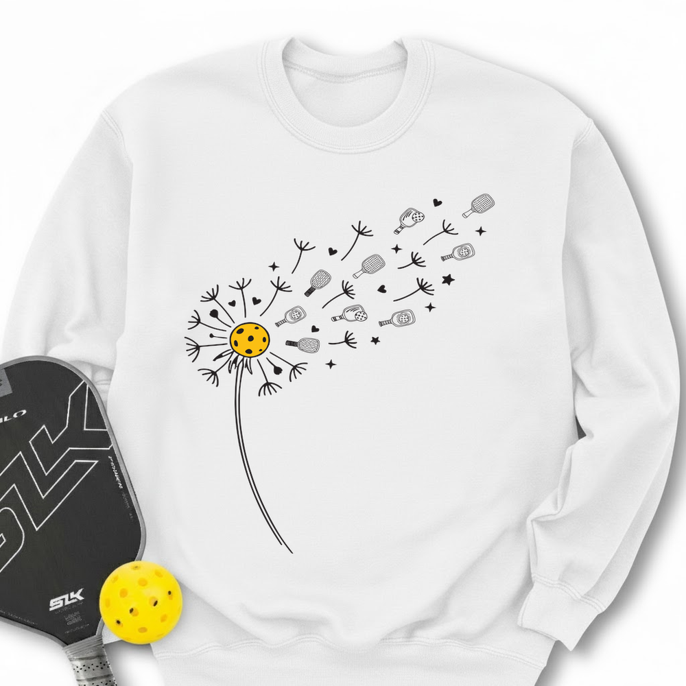Pickleball Dandelion Sweatshirt - Picklechillz