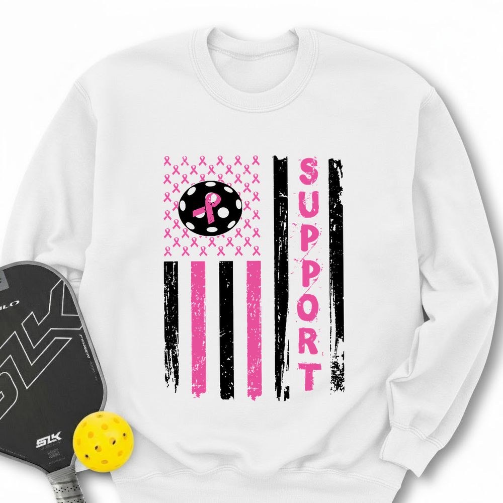 Breast Cancer Pickleball Sweatshirt - Picklechillz