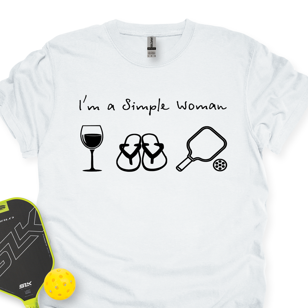 Pickleball Simple Woman Unisex T-Shirt - Picklechillz