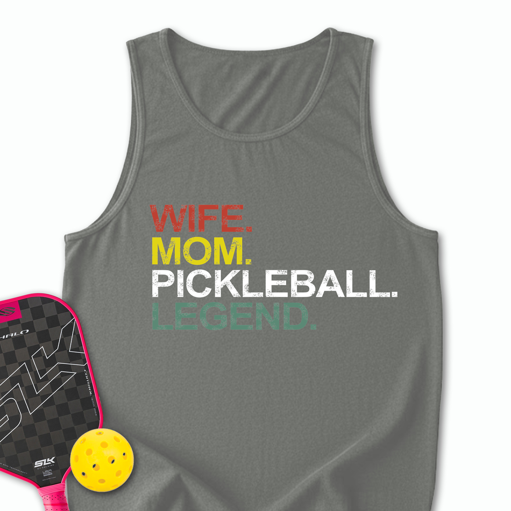Funny Wife Mom Pickleball Legend Tank Top - Picklechillz