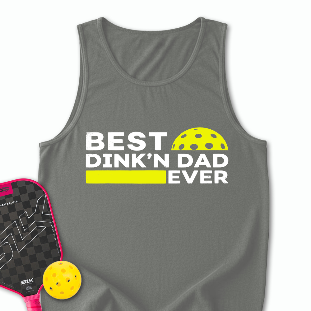 Best Dinkn Dad Ever Funny Pickleball Tank Top - Picklechillz