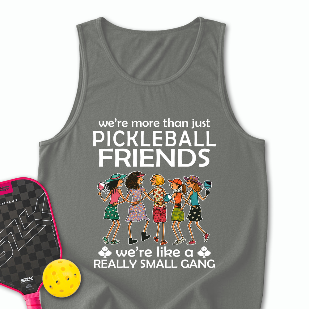 Funny Team 5 Pickleball Friends Pickleball Gang  Tank Top - Picklechillz