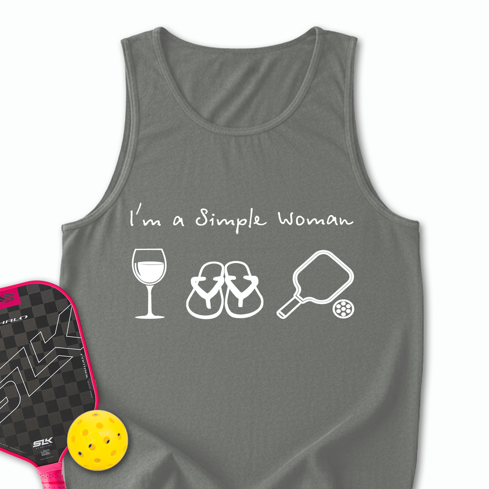 Pickleball Simple Woman Tank Top - Picklechillz