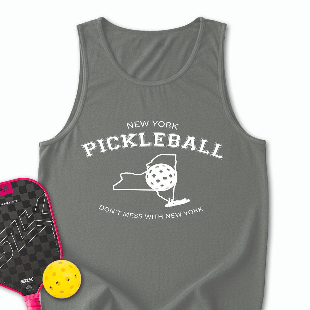 Don't Mess With New York Pickleball Tank Top - Picklechillz