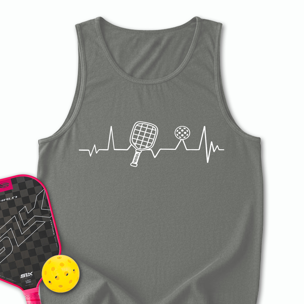 Pickleball Heartbeat Tank Top - Picklechillz