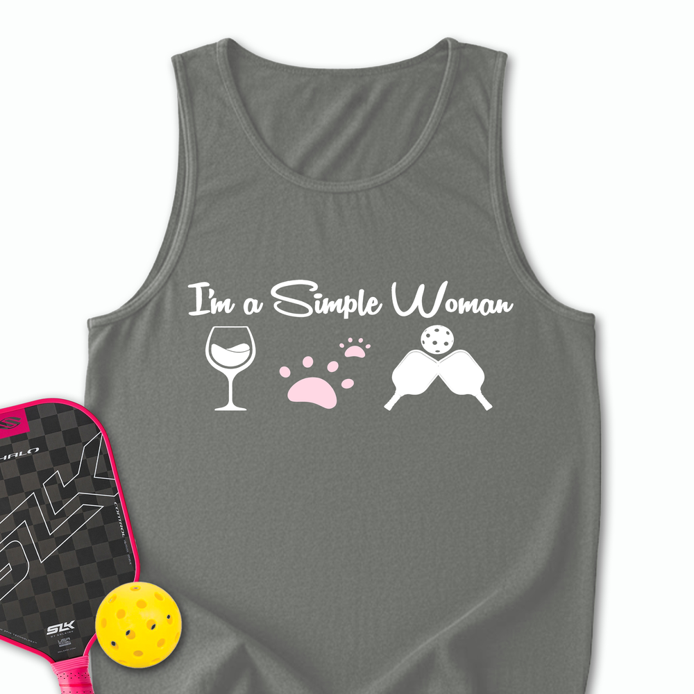 Cat Wine Pickleball Tank Top - Picklechillz