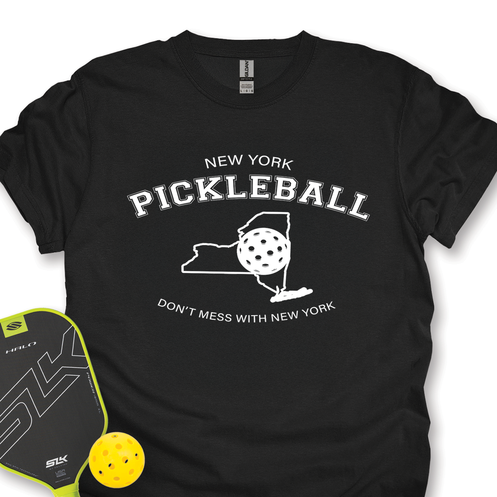 Don't Mess With New York Pickleball Unisex T-Shirt - Picklechillz