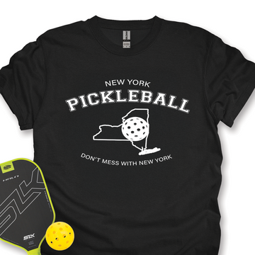 Don't Mess With New York Pickleball Unisex T-Shirt - Picklechillz