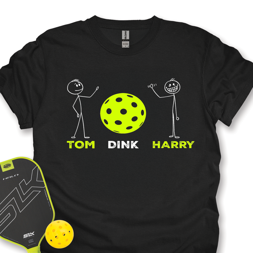 Pickleball - Tom Dink and Harry Unisex T-Shirt - Picklechillz