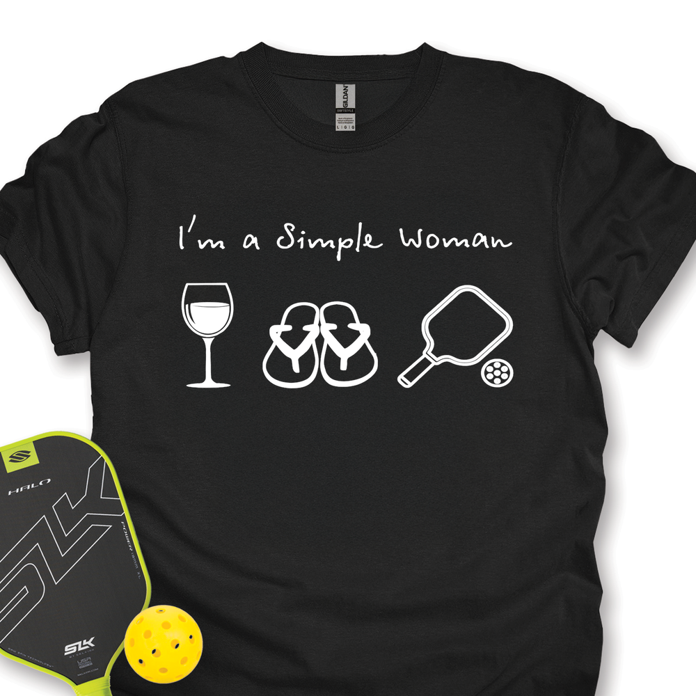 Pickleball Simple Woman Unisex T-Shirt - Picklechillz