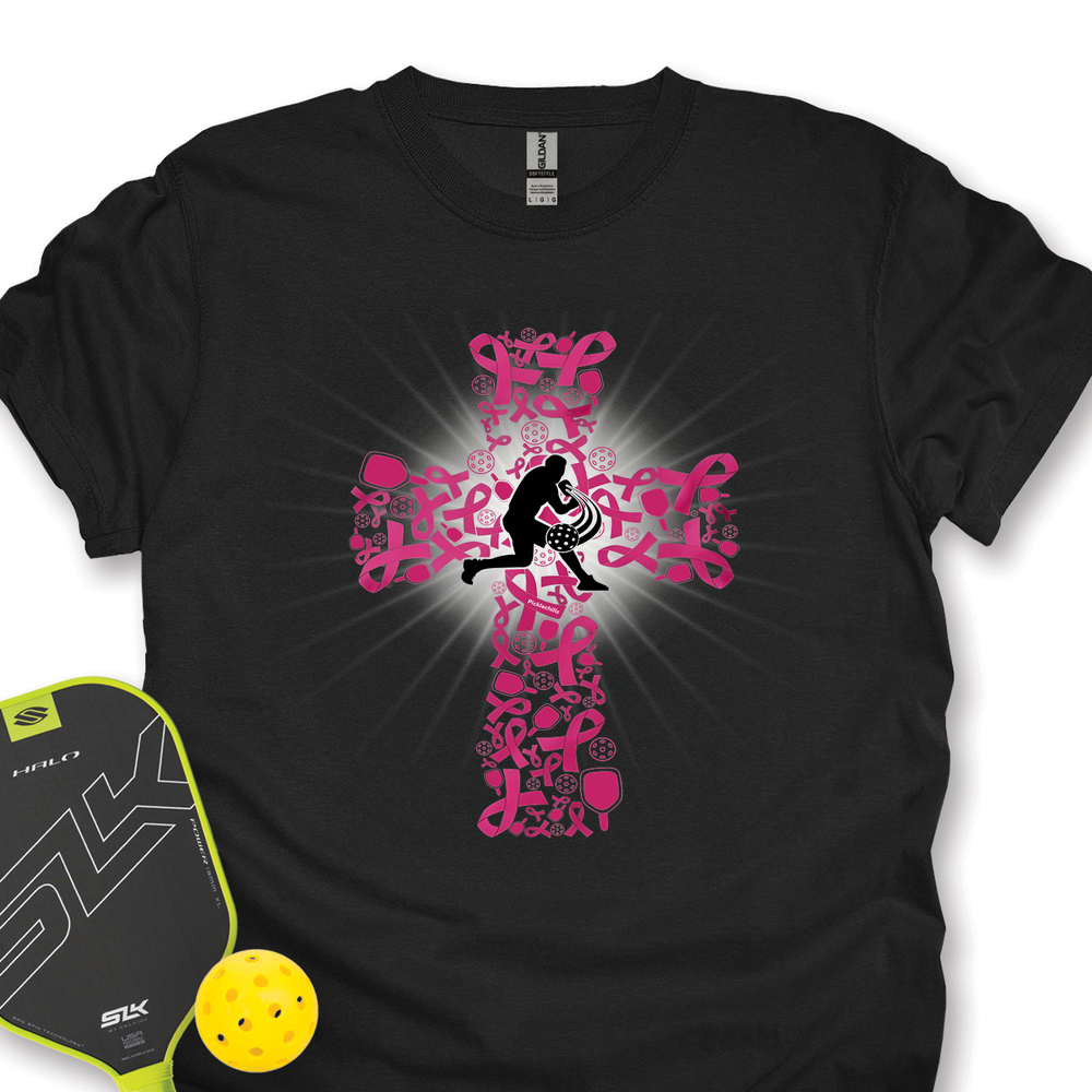 Breast Cancer Warrior Pickleball V1 Unisex T-Shirt - Picklechillz
