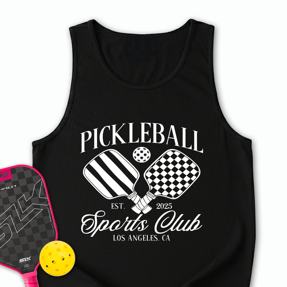Custom Pickleball Social Club Tank Top - Picklechillz