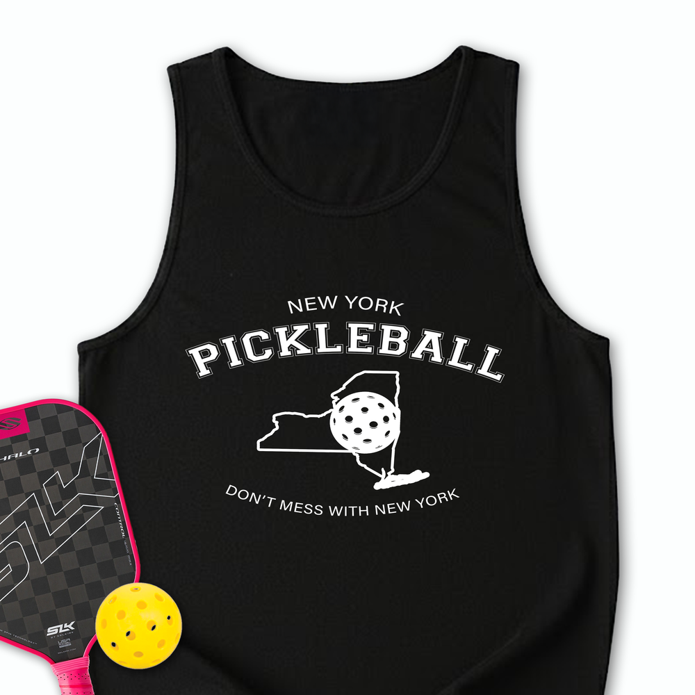 Don't Mess With New York Pickleball Tank Top - Picklechillz