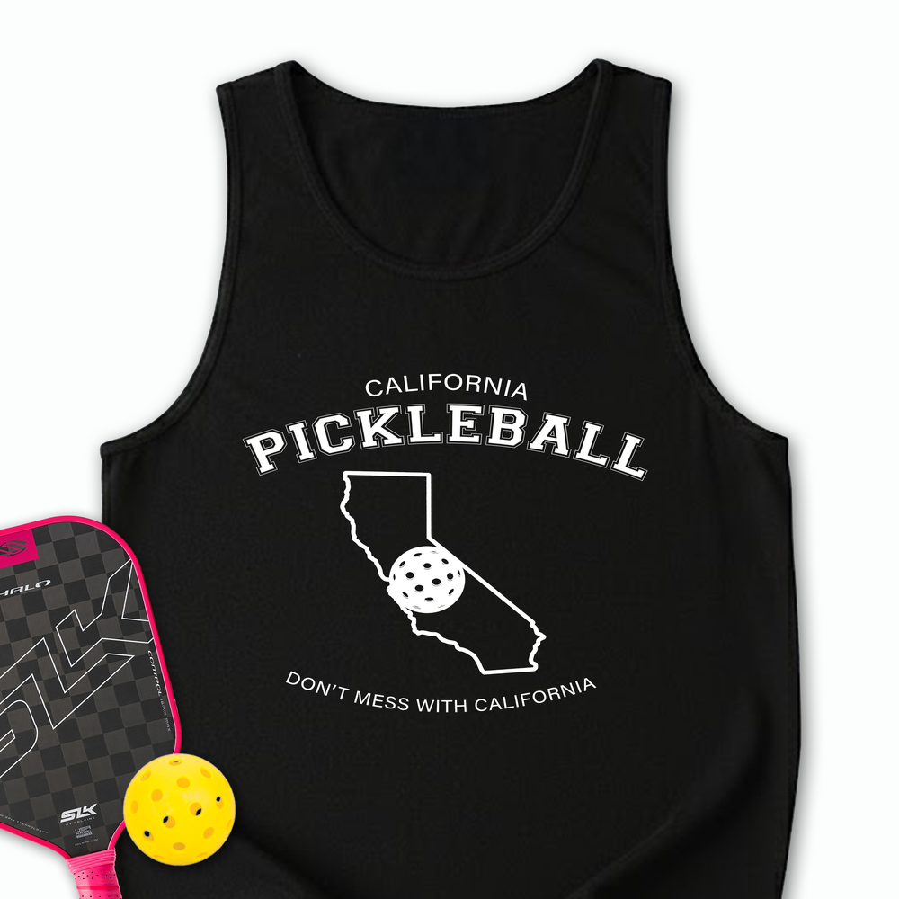Don't Mess With California Pickleball Tank Top - Picklechillz