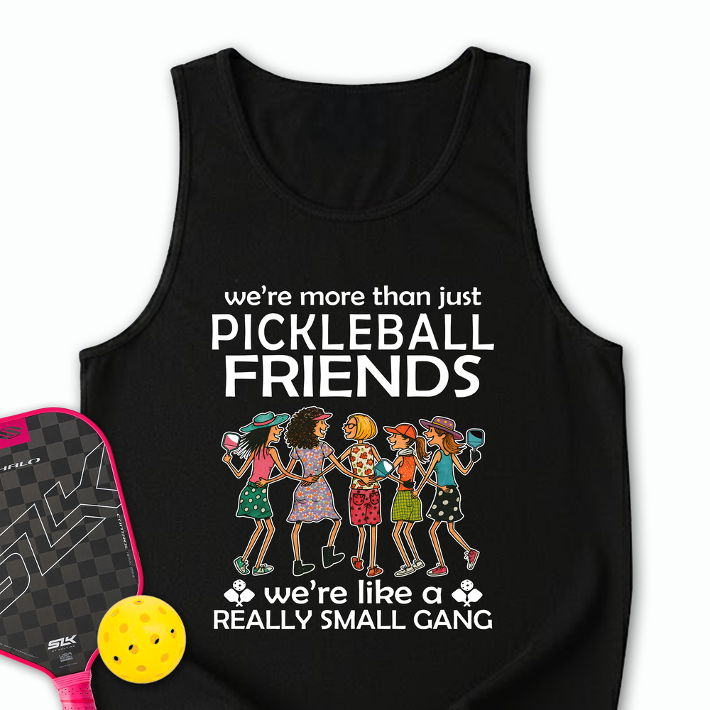 Funny Team 5 Pickleball Friends Pickleball Gang  Tank Top - Picklechillz