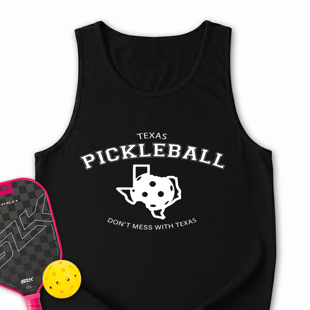 Don't Mess With Texas Pickleball Tank Top - Picklechillz