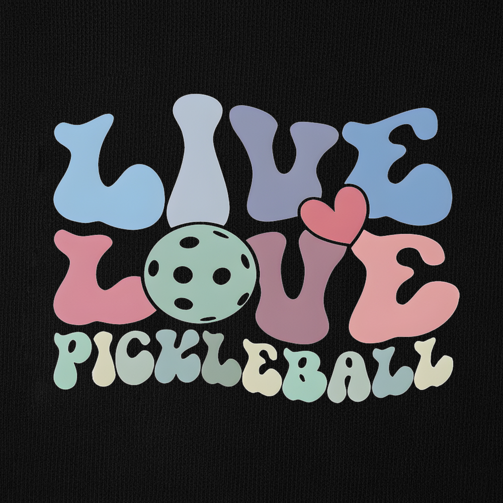 Live Love Pickleball Player Cute Sweatshirt - Picklechillz