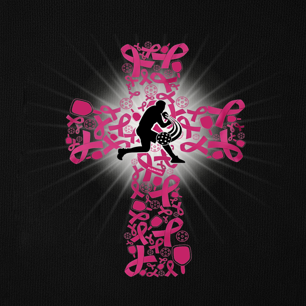 Breast Cancer Warrior Pickleball V1 Long Sleeve - Picklechillz