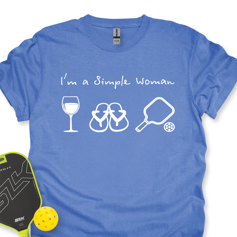 Pickleball Simple Woman Unisex T-Shirt - Picklechillz