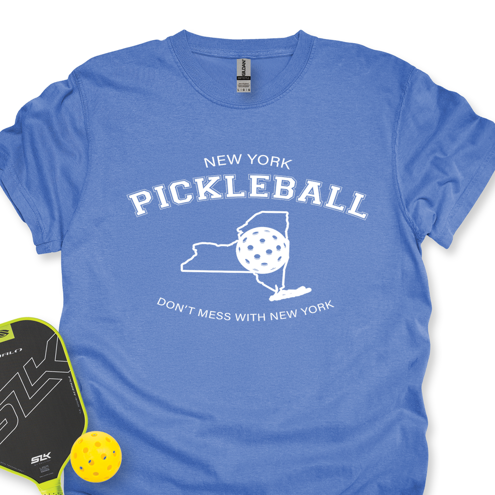 Don't Mess With New York Pickleball Unisex T-Shirt - Picklechillz