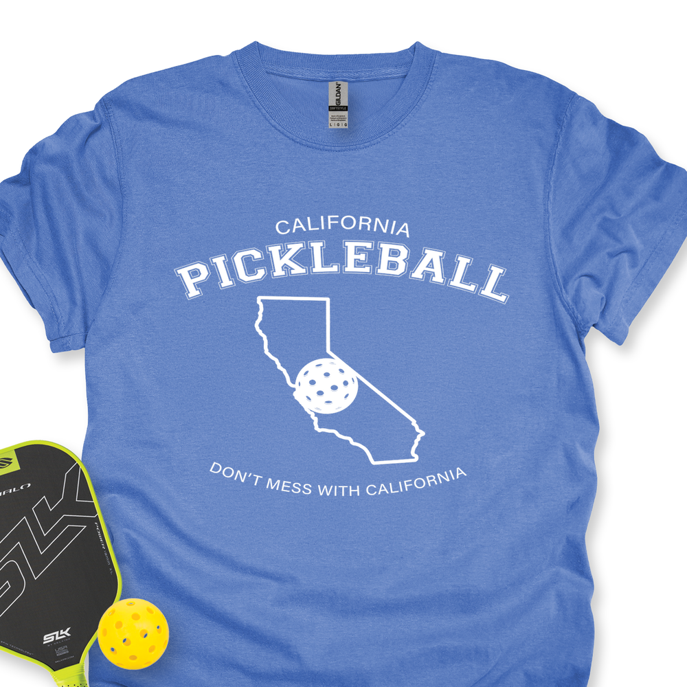 Don't Mess With California Pickleball Unisex T-Shirt - Picklechillz