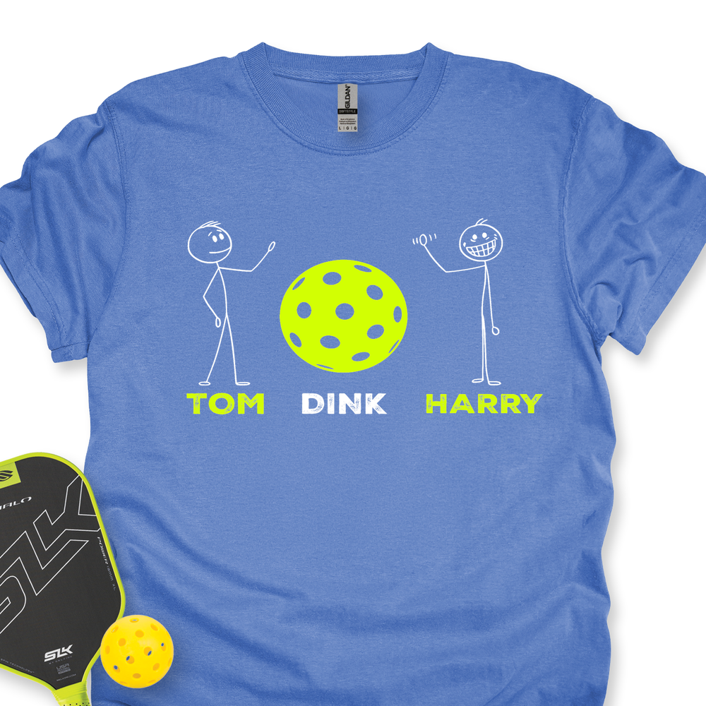 Pickleball - Tom Dink and Harry Unisex T-Shirt - Picklechillz