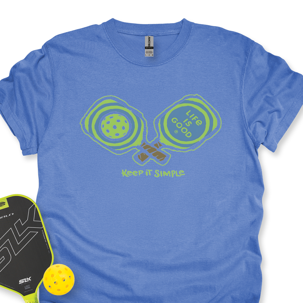 Pickleball Keep It Simple Life Is Good Unisex T-Shirt - Picklechillz