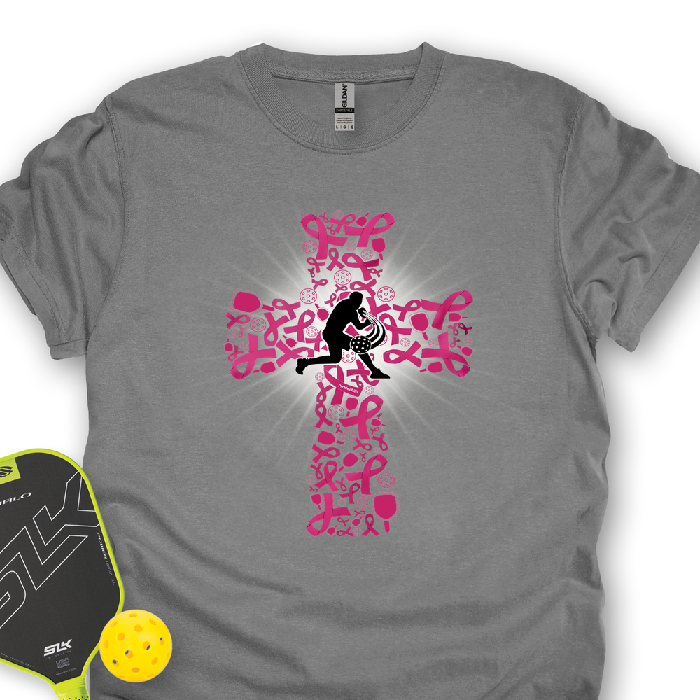 Breast Cancer Warrior Pickleball V1 Unisex T-Shirt - Picklechillz