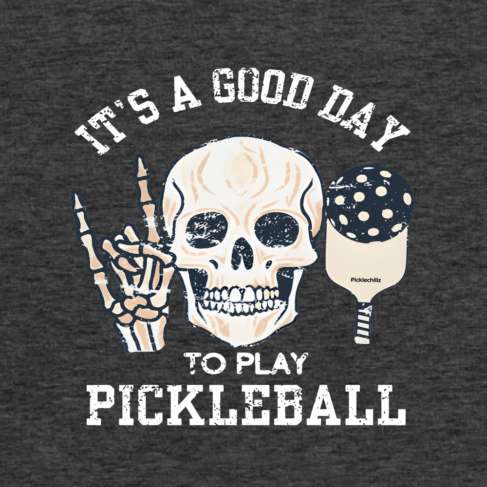 It's A Good Day To Play Pickleball Skull Tank Top - Picklechillz