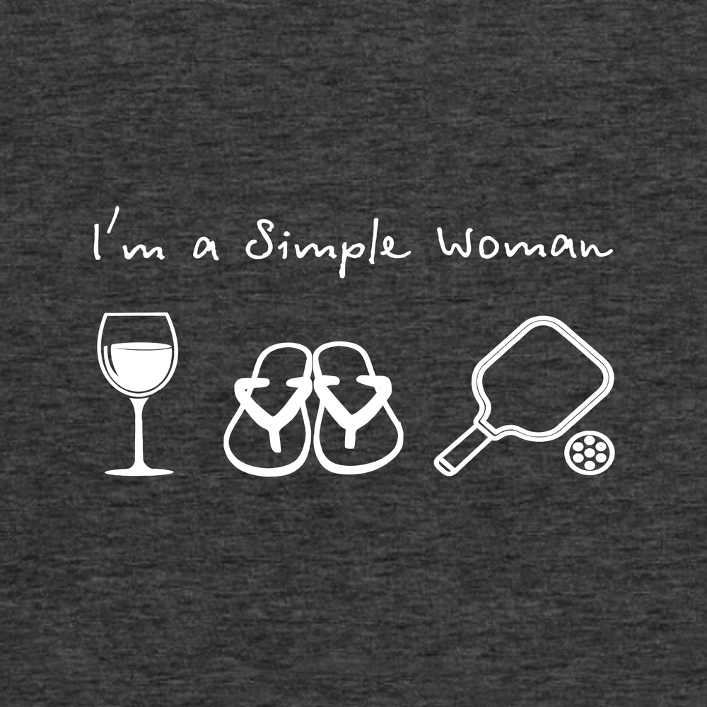 Pickleball Simple Woman Tank Top - Picklechillz