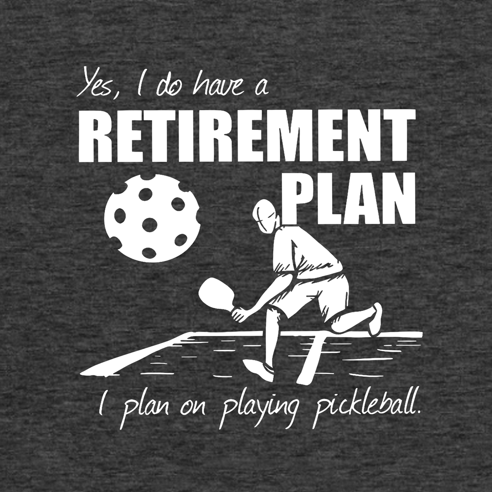 Retirement Plan - Playing Pickleball Tank Top - Picklechillz