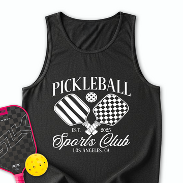 Custom Pickleball Social Club Tank Top - Picklechillz